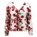 Red Roses on White