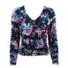 Floral Print on Navy