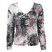 White-Black-Pink Floral