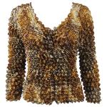 Gourmet Popcorn - Collarless Cardigan - Swirl Leopard