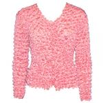 Gourmet Popcorn - Collarless Cardigan - Carnation