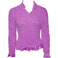 Cardigan with Ruffle Light Weight - Orchid
