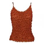 Popcorn - Silky Touch - Spaghetti Tank - Terra Cotta