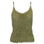 Popcorn - Silky Touch - Spaghetti Tank - Olive