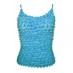 Popcorn - Silky Touch - Spaghetti Tank - Turquoise