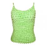 Popcorn - Silky Touch - Spaghetti Tank - Light Green