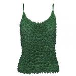 Popcorn - Silky Touch - Spaghetti Tank - Hunter Green