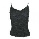 Popcorn - Silky Touch - Spaghetti Tank - Black