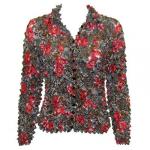 Rebeca de lujo ultra liviano -  Floral Lace Black-Red