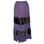Velvet Embroidered - Purple