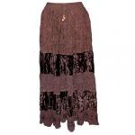 Velvet Embroidered - Chocolate
