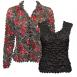 Floral Lace Black-Red - Black