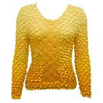 Coin Fishscale - Long Sleeve - Variegated Yellow