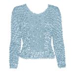 Coin Fishscale - Long Sleeve - Baby Blue