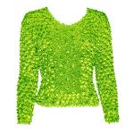 Coin Fishscale - Long Sleeve - Neon Green