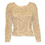 Coin Fishscale - Long Sleeve - Light Peach