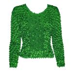 Coin Fishscale - Long Sleeve - Kelly Green