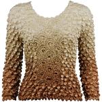 Coin Fishscale - Long Sleeve - Variegated Taupe