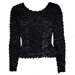 Coin Fishscale - Long Sleeve - Black