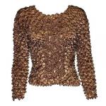 Coin Fishscale - Long Sleeve - Brown