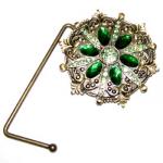 Purse Hangers -  Starburst - Greens