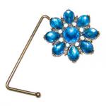 Purse Hangers -  Teardrop - Blue Topaz