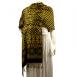 Checkered with Print Border - Gold