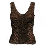 Coin Fishscale - Tank Top - Coffee