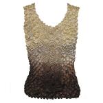 Coin Fishscale - Tank Top - Variegated Brown