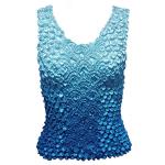 Camisillas de popcorn gastr&Atilde;&sup3;nomos de Fishscale moneda - Variegated Turquoise