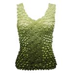 Coin Fishscale - Tank Top - Variegated Olive