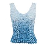 Coin Fishscale - Tank Top - Two-Tone Denim