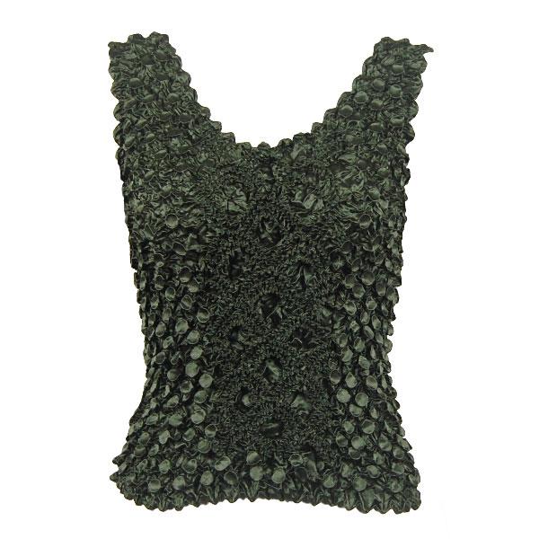 Wholesale 600 - Coin Fishscale - Tank Top Dark Olive - One Size Fits Most