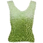Coin Fishscale - Tank Top - Variegated Leaf Green