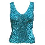 Coin Fishscale - Tank Top - Turquoise