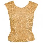 Camisas sin mangas de Popcorn gastr&Atilde;&sup3;nomos de Fishscale Moneda -  Almond