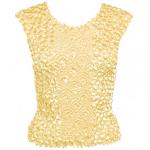Camisas sin mangas de Popcorn gastr&Atilde;&sup3;nomos de Fishscale Moneda -  Creamsicle