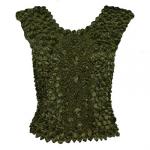 Camisas sin mangas de Popcorn gastr&Atilde;&sup3;nomos de Fishscale Moneda -  Olive
