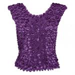 Coin Fishscale - Sleeveless -  Eggplant