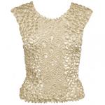 Coin Fishscale - Sleeveless -  Pearl
