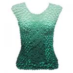 Coin Fishscale - Sleeveless - Variegated Seagreen