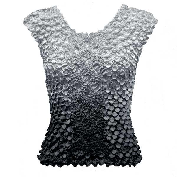 Wholesale 606 - Coin Fishscale - Sleeveless Variegated Grey - One Size Fits Most