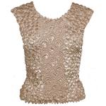 Coin Fishscale - Sleeveless -  Champagne