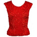 Camisas sin mangas de Popcorn gastr&Atilde;&sup3;nomos de Fishscale Moneda - Scarlet