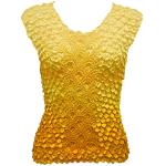 Coin Fishscale - Sleeveless - Variegated Yellow