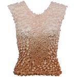 Coin Fishscale - Sleeveless - Variegated Taupe