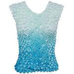 Coin Fishscale - Sleeveless - Variegated Ice Blue