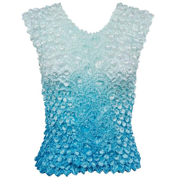 Wholesale 606 - Coin Fishscale - Sleeveless Variegated Ice Blue - One Size Fits Most