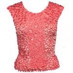Camisas sin mangas de Popcorn gastr&Atilde;&sup3;nomos de Fishscale Moneda -  Coral