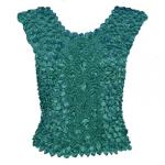 Coin Fishscale - Sleeveless -  Teal Blue